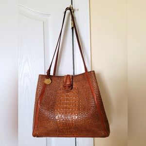 Brahmin leather shoulder bag